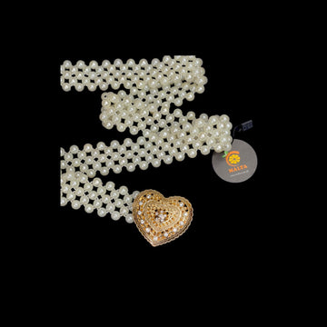 Heart Style Pearl Belt